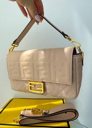 Женская сумка в стиле фенди багет fendi2 фото