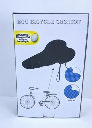 Гелевая подушка подкладка чехол для сиденья велосипеда2 фото