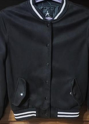 Вилветовая куртка бомбер "los angeles", размер м2 фото