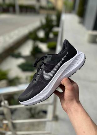 Оригинальный, new! оригинальные кроссовки nike air zoom black-white черно-белые стильные 40, 40.5, 41, 41.5, 42, 43, 44, 45