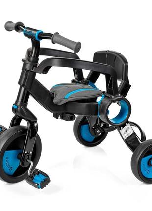 Триколісний велосипед galileo strollcycle black/blue4 фото