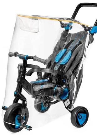 Трехколесный велосипед galileo strollcycle black/blue3 фото