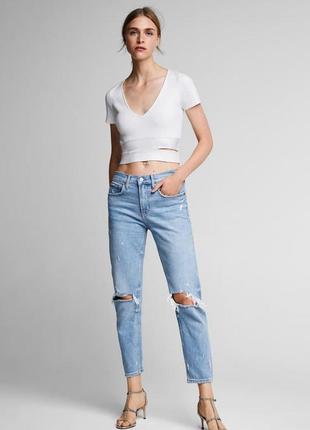 Джинси zara premium slim boyfriend