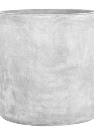 Підлоговий садовий горщик вазон штучна глина  сірий, daymart3 фото
