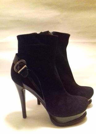 Шикарні ботильйони замш нат ,розпродаж 38 і 39