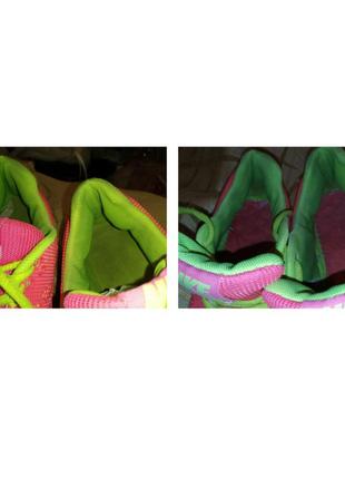 Nike кросівки бігові літні сітка 37,5 рожеві коралові10 фото