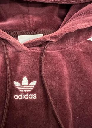 Худи свитшот adidas оригинал велюр3 фото