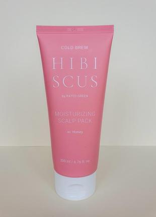 Увлажняющая маска rated green cold brew hibiscus moisturizing scalp pack 200ml с гибискусом и медом