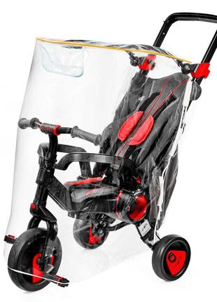 Трехколесный велосипед galileo strollcycle black/red2 фото