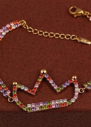 Браслет xuping jewelry вогні хмарочосів 17 см золотистий