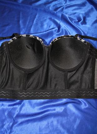 Бархатный корсет с леопардовым принтом для женщин сексуальный укороченный топ  бюстгальтер бюстье7 фото