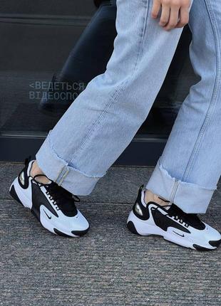 Кроссовки nike zoom 2k white black4 фото