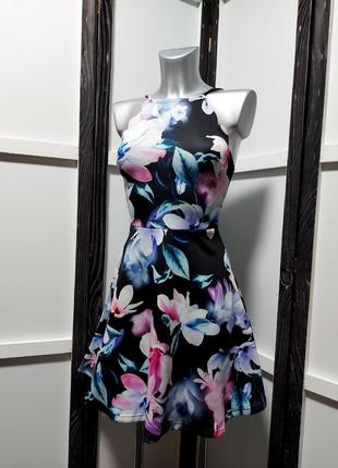 Красивое платье в цветы сарафан в цветочный принт 42 40 распродажа lipsy london