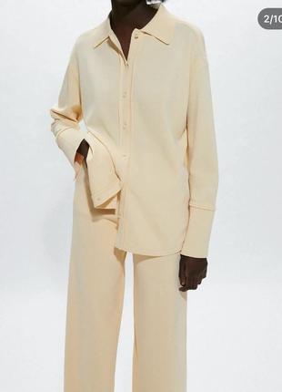 Костюм з брюками штанами і блузою zara оригінал6 фото