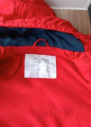 Качественная деми куртка фирмы nutmeg размер 2-3 года, на рост 98.4 фото