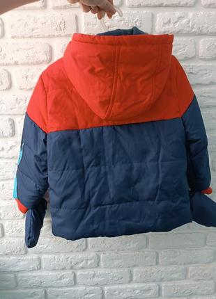Качественная деми куртка фирмы nutmeg размер 2-3 года, на рост 98.2 фото
