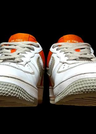 Кроссовки nike air force 1 "07" low white orange stone gray 315115-121 af17 фото