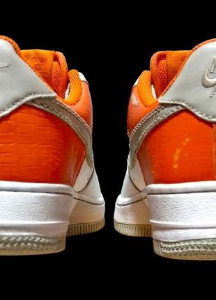 Кроссовки nike air force 1 "07" low white orange stone gray 315115-121 af18 фото