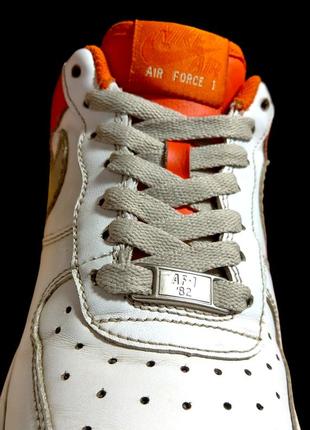 Кроссовки nike air force 1 "07" low white orange stone gray 315115-121 af12 фото