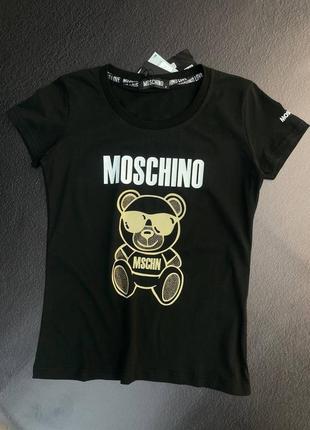 Женские футболки moschino3 фото