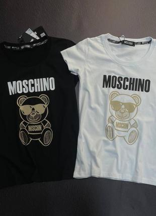 Женские футболки moschino4 фото