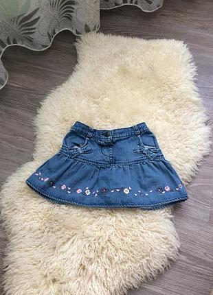 Стильная юбка джинс