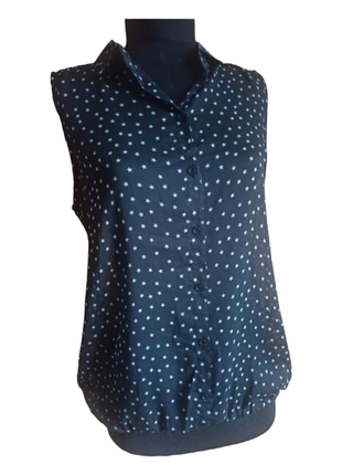 Шифонова блузка з зірками1 фото