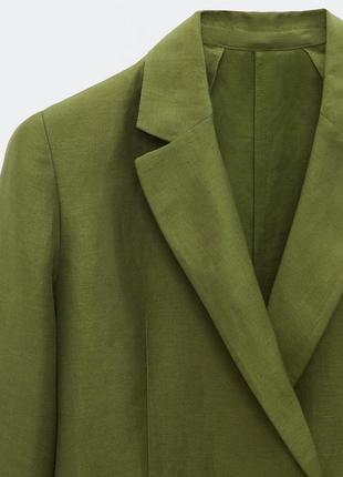 Піджак жакет льняний з льону massimo оригінал