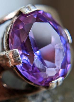 Винтажное серебряное кольцо в позолоте серебро 875 винтаж перстень7 фото