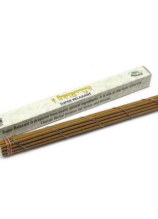 Тибетские благовония super relaxant incense sticks (супер релаксант для снятия стресса)