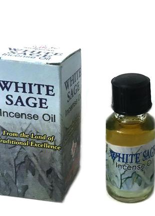 Ароматическое масло шалфей "white sage", индия 8 мл