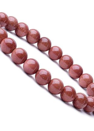 Браслет из  авантюрина золотого песчаника