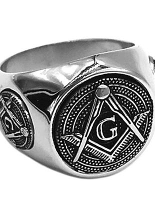 Кольцо с масонским символом