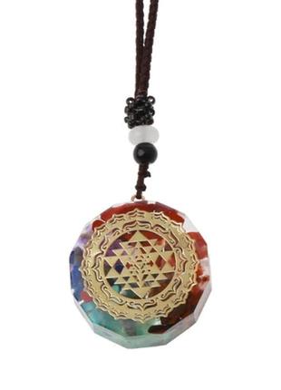 Кулон амулет шри янтра