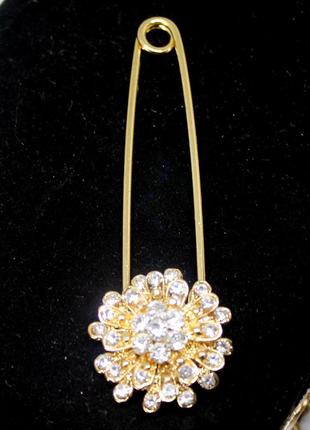 Брошка "шпилька"