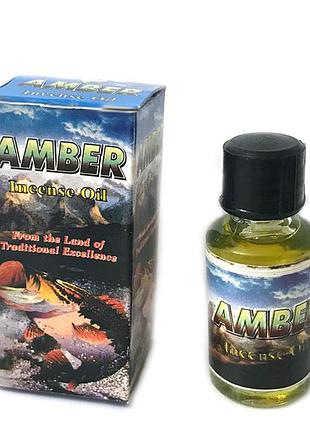 Ароматическое масло амбер "amber", индия 8 мл