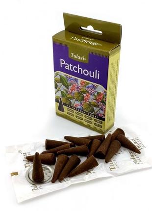 Аромаконусы пачули patchouli tulasi