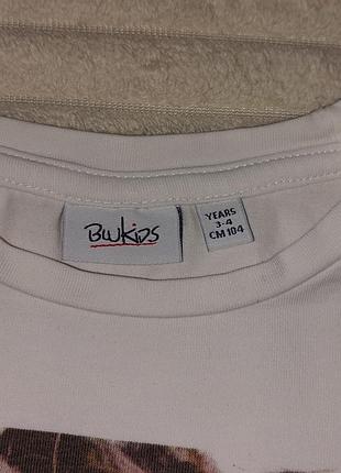 Реглан. лонгслив blukids (италия) 2-4 года 2