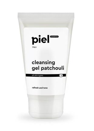 Мужской тонизирующий гель для умывания с пачули piel cleansing gel patchouli 150 мл