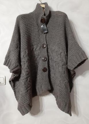 Новий вовняний оверсайз кардиган альпака коси італія next
