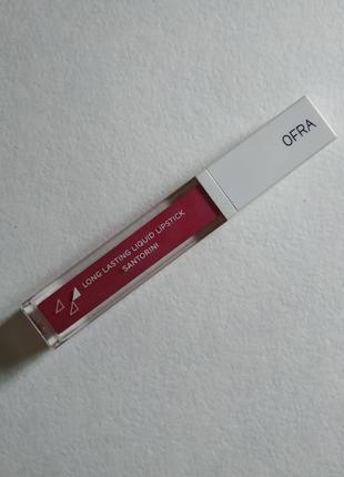 Жидкая помада блеск ofra cosmetics long lasting liquid lipstick santorini сша оригинал4 фото