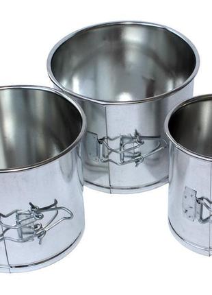 Набір форм для випічки паски разьемный 3 шт