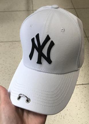 Кепка бейсболка new york ny mlb з кільцем