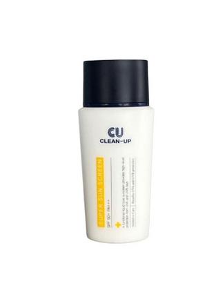 Солнцезащитная эмульсия cuskin clean-up super sunscreen spf 50+ pa+++ , 50мл1 фото