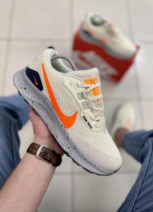 Кроссовки nike pegasus trail (creamy / gray)(маломеры)