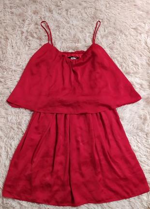 Плаття з воланами насиченого кольору bik bok № 35