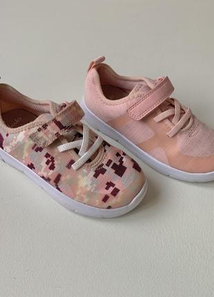 Clarks облегчённые оригинальные кеды кроссовки на девочек
