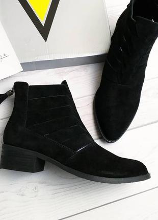 Volatile оригинал черные замшевые ботинки 37р бренд из сша4 фото