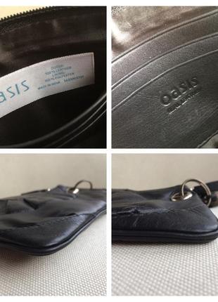 Oasis англия большой кошелек из натур кожи в стиле бохо с декором5 фото