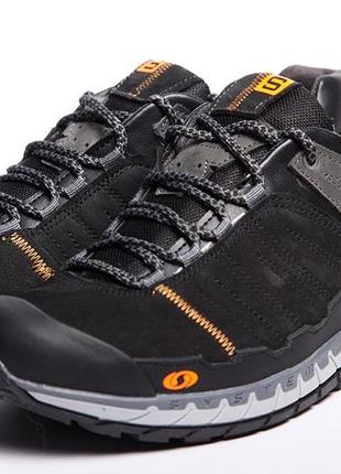 Кожаные кроссовки salomon 3d chassis black6 фото